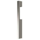 Silver M09 Blade Pulls with cutout design from Style Finish Doorware, single surface fix, sleek and modern door hardware.