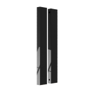Pair of Sliding Door Blade Pulls, 900mm long x 19mm wide x 50mm, back to back fixed in Satin Anodised Gunmetal CO#3