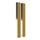 Pair of Sliding Door Blade Pulls, 900mm long x 19mm wide x 50mm, back to back fixed in Satin Anodised Brass SFD#3