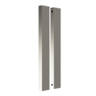 Pair of Sliding Door Blade Pulls, 900mm long x 19mm wide x 50mm, back to back fixed in Satin Anodised Nickel SFD#D