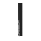 Single Sliding Door Blade Pull Handle, 900mm long x 19mm wide x 50mm projection, surface fixed in Satin Anodised Gunmetal CO#3