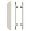 Pair of M18 Entrance Pull Handle, 10mm Face, H900mm x W60mmx CTC750mm in Satin Anodised Nickel SFD#D