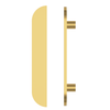 Single M18 Entrance Pull Handle, 10mm Face, H900mm x W60mmx CTC750mm in Satin Anodised Brass SFD#3