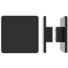 Pair of M19 Square Entrance Pull Handles, 10mm Face, 300mm x 300mm in Satin Anodised Gunmetal CO#3
