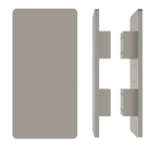 Pair of M20 Rectangular Entrance Pull Handles, 10mm Face, 900mm x 150mm in Satin Anodised Nickel SFD#D