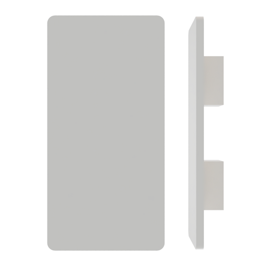 Single M20 Rectangular Entrance Pull Handle, 10mm Face, 300mm x 150mm in Custom Powder Coat