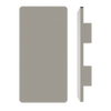 Single M20 Rectangular Entrance Pull Handle, 10mm Face, 900mm x 150mm in Satin Anodised Nickel SFD#D