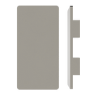 Single M20 Rectangular Entrance Pull Handle, 10mm Face, 900mm x 150mm in Satin Anodised Nickel SFD#D