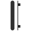 Single M21 Entrance Pull Handle, 10mm Face, H860mm x W60mm x CTC740mm in Satin Anodised Gunmetal CO#3