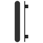 Single M21 Entrance Pull Handle, 10mm Face, H860mm x W60mm x CTC740mm in Satin Anodised Gunmetal CO#3