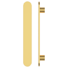 Single M21 Entrance Pull Handle, 10mm Face, H860mm x W60mm x CTC740mm in Satin Anodised Brass SFD#3