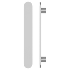 Single M21 Entrance Pull Handle, 10mm Face, H860mm x W60mm x CTC740mm in Satin Anodised Nickel SFD#D