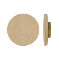 American oak Timber Pull Handle by Style Finish Doorware, T01 model, mounted on door with a sleek black finish.