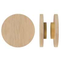 Pair of Victorian Ash Timber Pull Handles T01 by Style Finish Doorware, showcasing smooth, polished wooden handles for doors.
