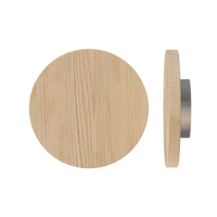 Timber pull handle in Tasmanian Oak with T01 design by Style Finish Doorware, single door hardware for modern interiors.