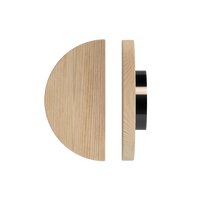 Timber pull handle in Tasmanian Oak by Style Finish Doorware, single T02 T-shaped door handle for modern interior doors