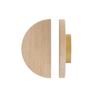 Victorian Ash Timber Pull Handle T02 by Style Finish Doorware, single handle with sleek design for doors