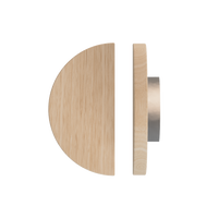 Victorian Ash Timber Pull Handle T02 by Style Finish Doorware, single Victorian Ash door handle on a sleek surface
