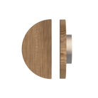 Single T02 Timber Pull Handle in American Walnut by Style Finish Doorware, showcasing its natural wood grain and sleek design.
