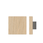 Timber T03 Timber Pull Handle by Style Finish Doorware in Tasmanian Oak, 150mm x 150mm, single handle design