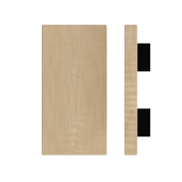 Single American Oak Timber Pull Handle by Style Finish Doorware, L300mm x W150mm, modern door hardware design