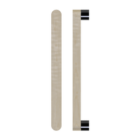 T05 Timber Pull Handle in American Oak by Style Finish Doorware, single door handle with natural wood grain finish