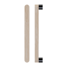 Timber T05 Tasmanian Oak pull handle by Style Finish Doorware on a door, showcasing its sleek single handle design.