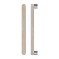 Victorian Ash T05 Timber Pull Handle by Style Finish Doorware, single door hardware with sleek polished finish