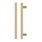 American oak Timber Pull Handle T06 by Style Finish Doorware, single door hardware with sleek design and durable finish.