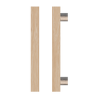 Victorian Ash T07 Timber Pull Handle by Style Finish Doorware, single modern door hardware with sleek design
