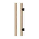 Single T08 Timber Pull Handle in American Oak by Style Finish Doorware, showcasing natural wood grain and sleek design.
