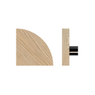 T10 Timber pull handle in Tasmanian Oak by Style Finish Doorware, showing a sleek, single door handle design.