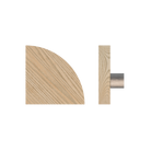 T10 Timber Pull Handle in Tasmanian Oak by Style Finish Doorware, showcasing a sleek single wooden door handle design.