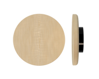 American oak T11 Timber Pull Handle by Style Finish Doorware, single door hardware with sleek wood grain finish.