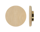 Single T11 Timber Pull Handle in American Oak by Style Finish Doorware, showcasing its sleek, natural wood grain finish.
