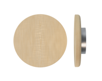 Single T11 Timber Pull Handle in American Oak from Style Finish Doorware, showcasing its sleek natural wood finish and modern design.
