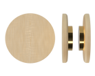 Pair of T11 Timber Pull Handles in American Oak by Style Finish Doorware, showcasing the sleek, natural wood grain design.