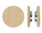 Pair of T11 Timber Pull Handles in American Oak by Style Finish Doorware, featuring natural wood grain and sleek design