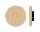 Style Finish Doorware T11 Timber Pull Handle in Tasmanian Oak, single door handle with sleek wood grain finish.