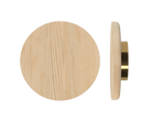 Single T11 Timber Pull Handle in Tasmanian Oak by Style Finish Doorware, showing smooth wooden grip and sleek design.
