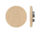 T11 Timber pull handle in Tasmanian Oak by Style Finish Doorware, single door hardware with smooth wooden finish