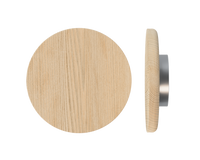 T11 Timber pull handle in Tasmanian Oak by Style Finish Doorware, single door hardware with smooth wooden finish