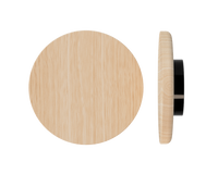 Victorian Ash T11 Timber Pull Handle by Style Finish Doorware, single black pull handle for doors, natural wood finish