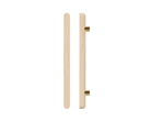 Victorian Ash T12 Timber Pull Handle by Style Finish Doorware, single modern door hardware with sleek finish