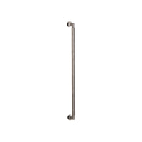 Pull Handle Brunswick Knurled Satin Nickel L635xW22xP63mm BP35mm CTC600mm in Satin Nickel