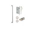 Pull Handle Brunswick Euro Pair Satin Nickel L635xW22xP63mm CTC600 mm BPD35mm, Mortice Lock Roller Euro Satin Nickel CTC85mm Backset 60mm, Euro Cylinder Dual Function 5 Pin 65mm KA4, Escutcheon Euro Concealed Fix Round Pair Satin Nickel D52xP10mm in Satin Nickel