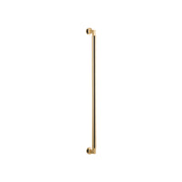 Pull Handle Berlin Polished Brass H635xW22xP63mm BP35mm CTC600mm in Polished Brass