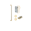 Pull Handle Berlin Euro Pair Polished Brass L635xW22xP63mm CTC600 mm BPD35mm, Mortice Lock Roller Euro Polished Brass CTC85mm Backset 60mm, Euro Cylinder Dual Function 5 Pin 65mm KA4, Escutcheon Euro Concealed Fix Round Pair D52xP10mm in Polished Brass