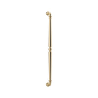 Pull Handle Sarlat Polished Brass L638xW32xP72mm BP35mm CTC600mm in Polished Brass