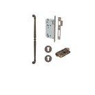 Pull Handle Sarlat Signature Brass L635xW32xP72mm BP35mm CTC600mm Entrance Kit, Mortice Lock Roller Euro Signature Brass CTC85mm Backset 60mm, Euro Cylinder Dual Function 5 Pin Signature Brass L65mm KA1, Escutcheon Euro Concealed Fix Round Pair Sig… in Signature Brass